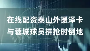 在线配资泰山外援泽卡与蓉城球员拼抢时倒地